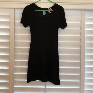 Sweater material dress